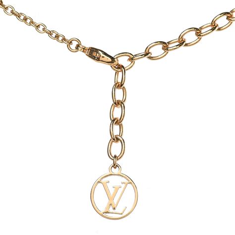 louis vuitton flower full necklace silver|louis vuitton clover necklace.